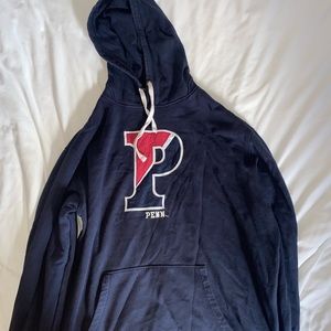 men’s size xxl navy blue ‘league’ upenn hoodie